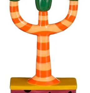 Kandelaar Bloem oranje